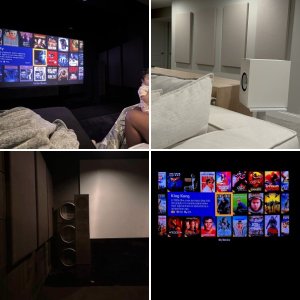 My DIY screening room.