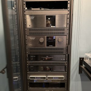 Media 'Front of Rack.JPEG' in album 'NCCatLady's Home Theater'